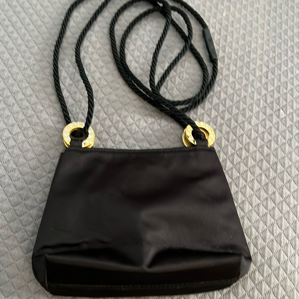 Bloomingdale’s little black evening should bag